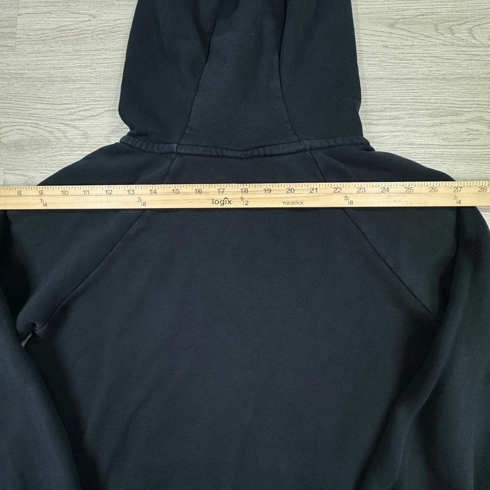 Nike Womens Hoodie Sportswear Funnel Neck Pullover Black XS Fleece Pocket